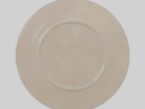 Round Dinner Plate 3D-printmodel