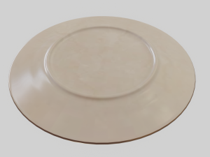 Round Dinner Plate 3D-printmodel