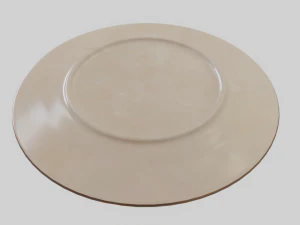 Round Dinner Plate 3D Print Model