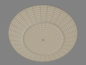 Round Dinner Plate 3D-printmodel