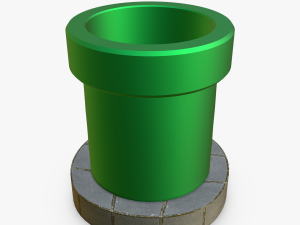 Warp Pipe 3D Model