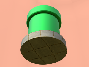 Warp Pipe 3D मॉडल