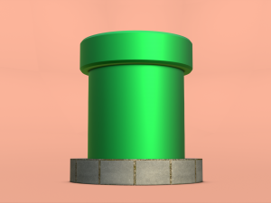 Warp Pipe 3D मॉडल