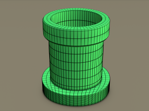 Warp Pipe 3D मॉडल