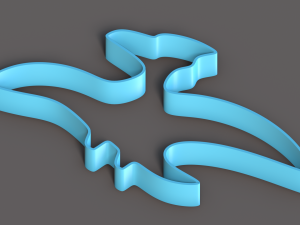 Set Of 7 Dinosaur Cookie Cutters 3D Model
