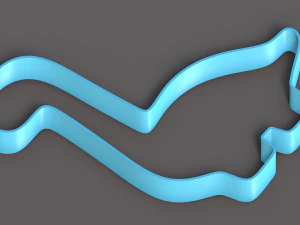 Set Of 7 Dinosaur Cookie Cutters 3D Model