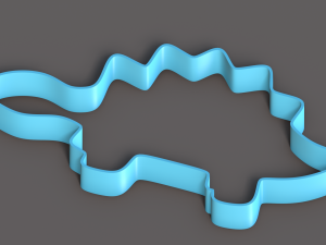 Set Of 7 Dinosaur Cookie Cutters 3D Model