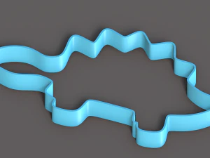 Set Of 7 Dinosaur Cookie Cutters 3D Model