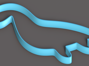 Set Of 7 Dinosaur Cookie Cutters 3D Model
