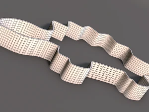 Set Of 7 Dinosaur Cookie Cutters 3D Model