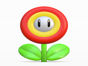 Fire Flower 3D Model