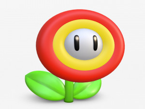 Fire Flower Model 3D
