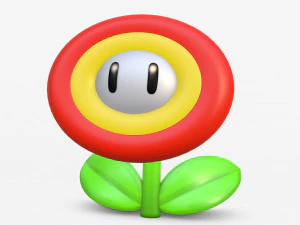 Огненный цветок 3D Модель