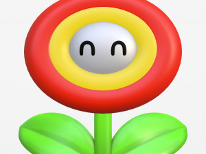 Fire Flower Model 3D