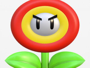 Fire Flower Model 3D