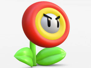 Огненный цветок 3D Модель