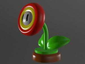 Fire Flower Model 3D