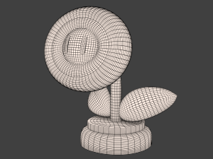 Fire Flower Model 3D