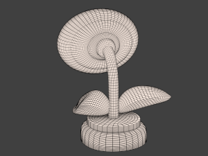 Fire Flower Model 3D