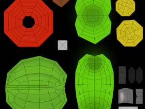 Огненный цветок 3D Модель