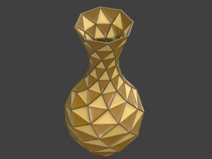 Decorative Rhomboid Vase 3D 프린트 모델