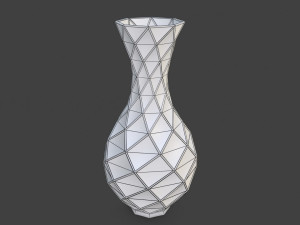 Decorative Rhomboid Vase 3D 프린트 모델