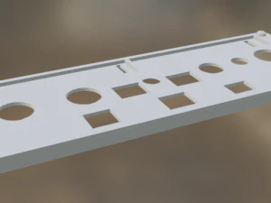 Airbus A320 Autopilot-Panel 3D Print Model