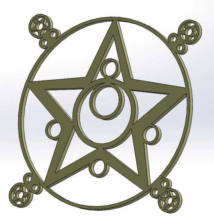 PC FAN SAILOR MOON SHROUD COVER 3D Print Model .c4d .max .obj .3ds .fbx .stl .blend 