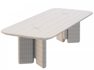Collection Particuliere Tami - Dining Tables PRO Royalty free 3D Model