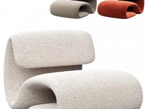 Kursi santai DUBNA Model 3D