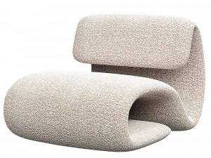 DUBNA lounge chair 3D Model