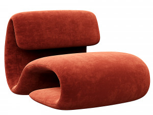 DUBNA lounge chair Model 3D