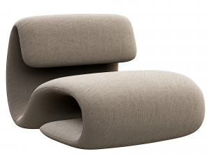 DUBNA lounge chair Model 3D