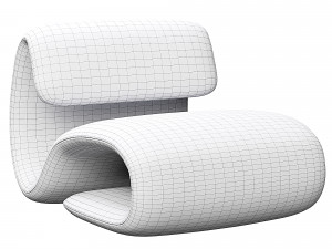 DUBNA lounge chair Model 3D