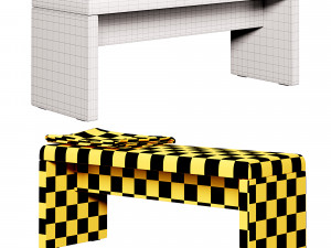 Bench Bruno 3D Model