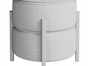 Istanbul pouffe wood Modelo 3D