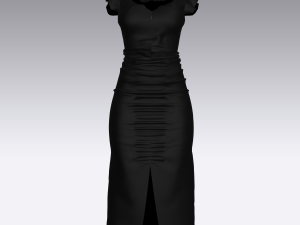 Shearing women dress 3D Model