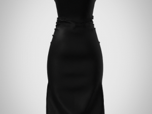 Shearing women dress 3D Model