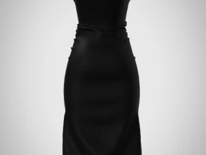 Shearing women dress 3D Model