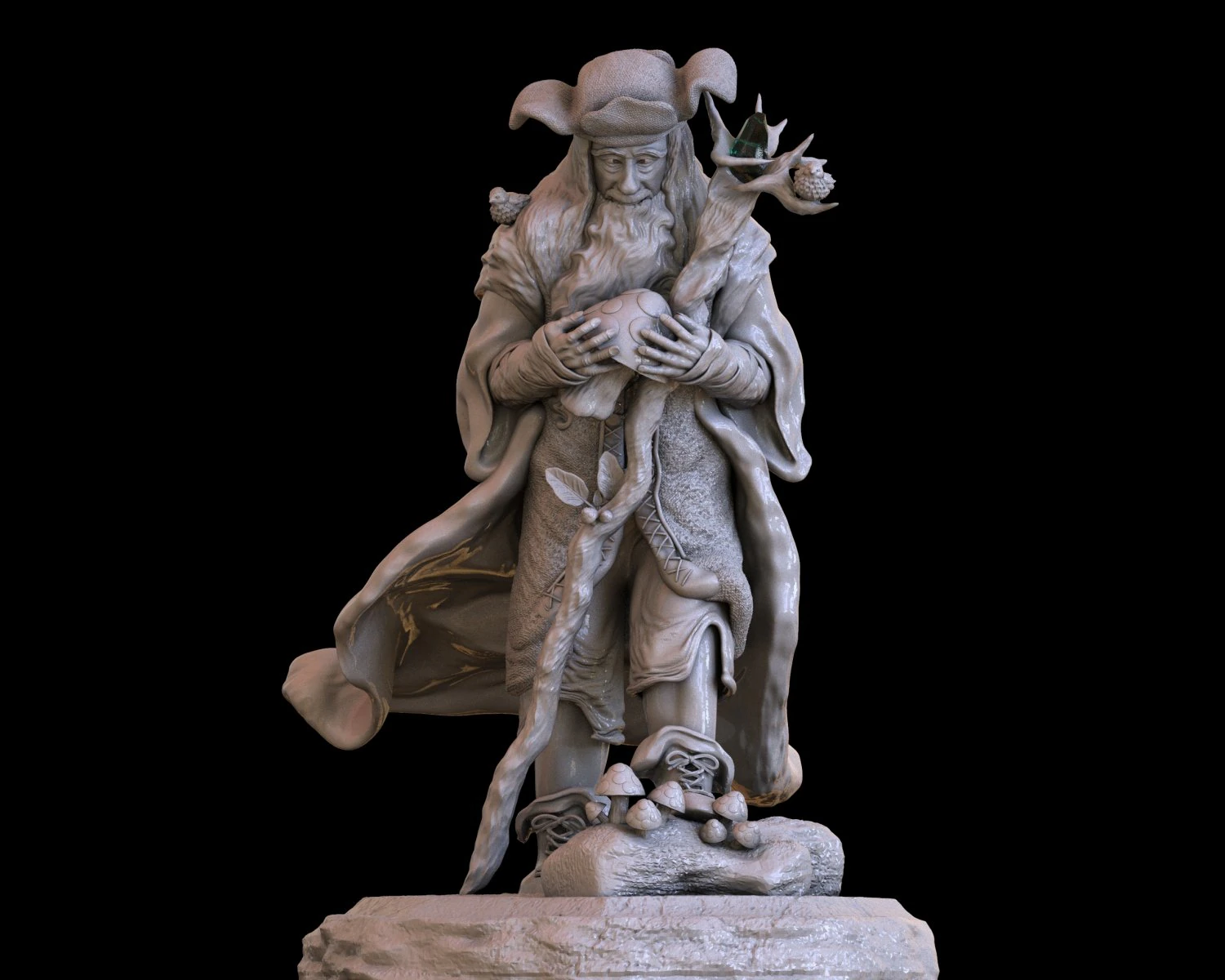 Radagast Ready to Print 3D print model 3D Print Model .c4d .max .obj .3ds .fbx .stl .blend 