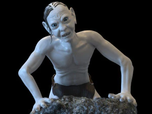 Gollum - Smeagol Pronta per la stampa Modello di stampa 3D