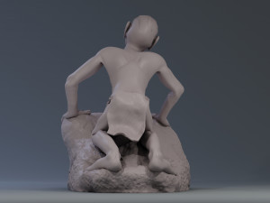 Gollum - Smeagol Ready to print Modèles 3D en vedette