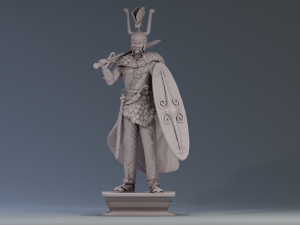 Celtic Chief ready to print Model Cetak 3D