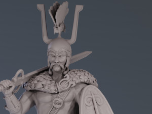 Celtic Chief ready to print Model Cetak 3D