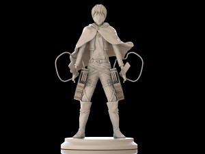 Eren Attack on Titan Free 3D print model 3D Print Model