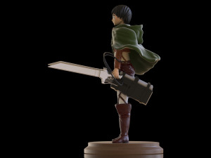 Eren Attack on Titan Free 3D print model 3D 打印模型