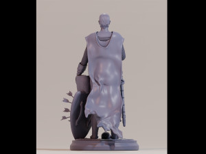 Templar Warrior - Templario 3D print model 3D Baskı Modeli