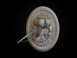 WW2 Easy Company Solidier 3D print model 3D Print Model