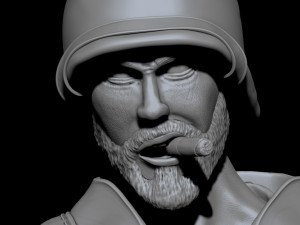 WW2 Easy Company Solidier 3D print model 3D Print Model