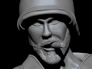 WW2 Easy Company Solidier 3D print model 3D Print Model